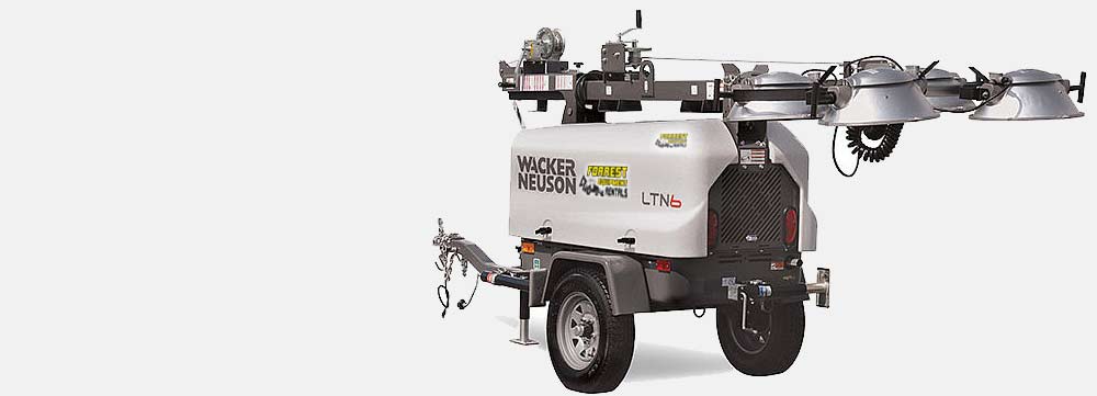 light tower rentals in phoenix by Forrest Equipment Rentals