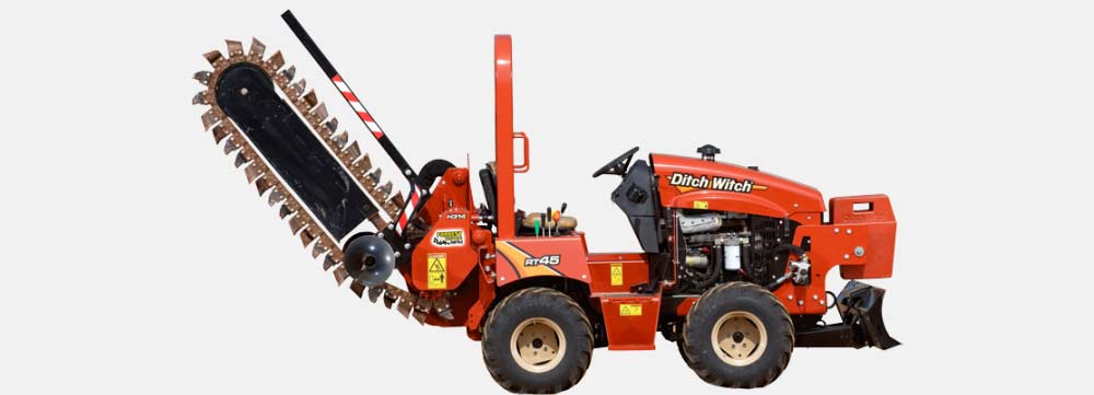 trencher for rent in phoenix by Forrest Equipment Rentals