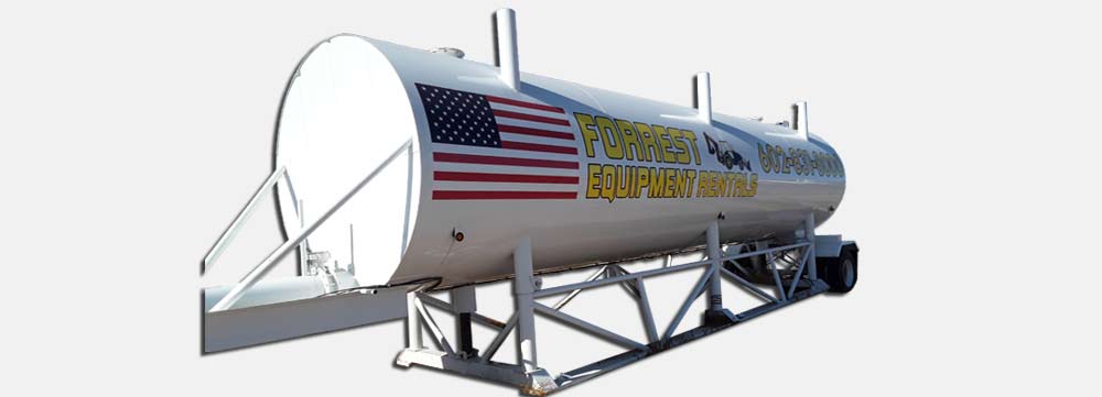 Water tower rentals in phoenix by Forrest Equipment Rentals